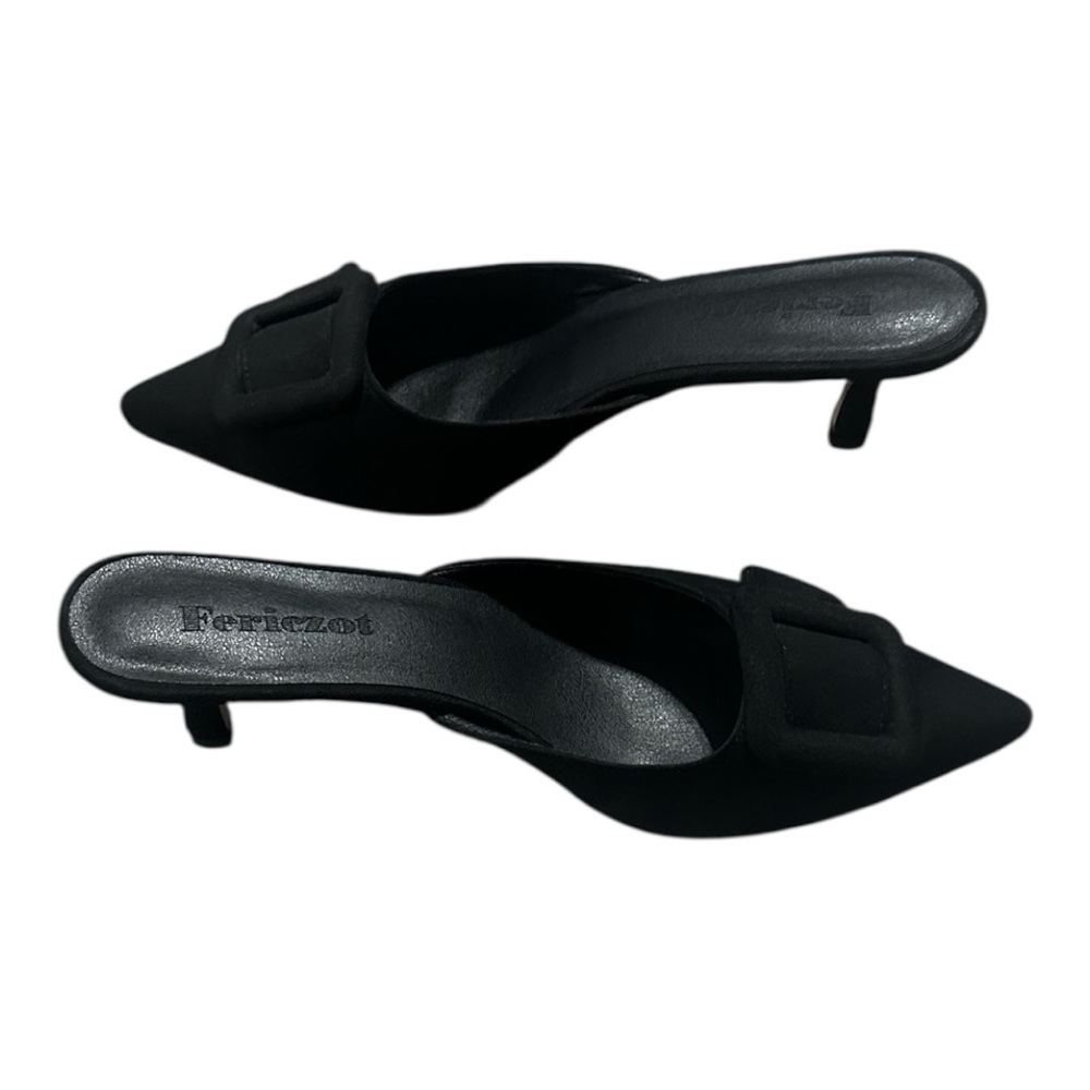 Elegant Black Mules by Herezot